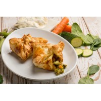 Слойки с цукини и морковью