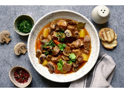Жаркое с грибами
