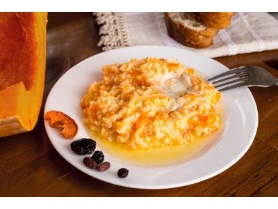 Тыквенная каша с рисом и пшеном