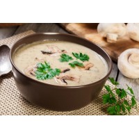 Крем-суп из шампиньонов со сливками