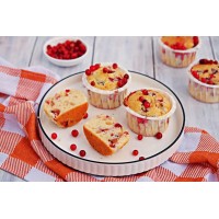 Маффины с брусникой