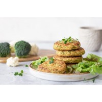 Котлеты из брокколи и цветной капусты