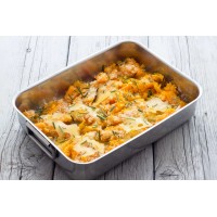 Запеченная тыква с сыром