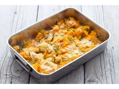 Запеченная тыква с сыром Запеченная тыква с сыром