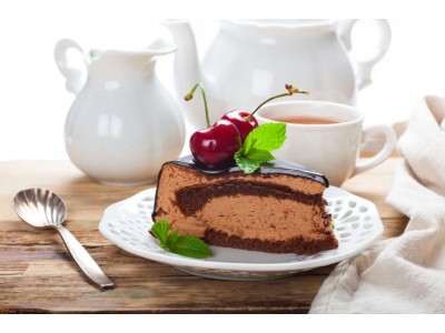 Муссовый торт с вишней Муссовый торт с вишней