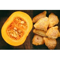 Слойки с тыквой из слоеного теста