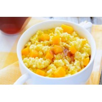 Пшенная каша с фруктами