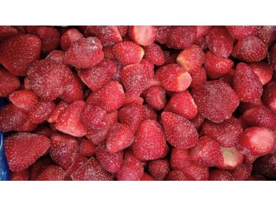 Домашний пломбир с клубникой