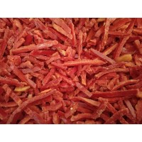 Паста с курицей в сливочно-томатном соусе с красным перцем