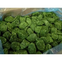 Шпинат тушеный со сливками и чесноком