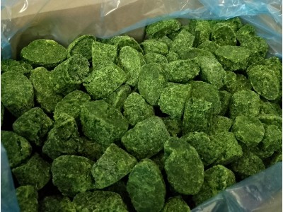 Шпинат тушеный со сливками и чесноком