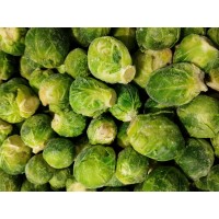 Запеченная брюссельская капуста с беконом и бальзамиком